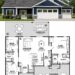 1630 Sq. Ft. Traditional Plan with 3 Bedrooms and 2 Bathrooms