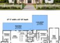 2147 Sq. Ft. Modern Farmhouse Plan with 4 Bedrooms and 3 Bathrooms