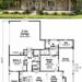 1,349 Sq. Ft. Modern Farmhouse Plan with 2 Bedrooms, 2 Bathrooms, and 2-Car Garage