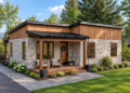 962 Sq. Ft. Modern Northwest Cottage Plan with 2 Bedrooms and 1 Bathroom