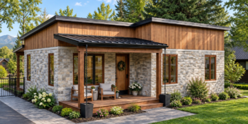 962 Sq. Ft. Modern Northwest Cottage Plan with 2 Bedrooms and 1 Bathroom