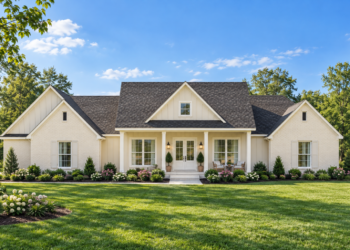 1,991 Sq. Ft. Modern Farmhouse Plan with 3 Bedrooms and 2.5 Bathrooms