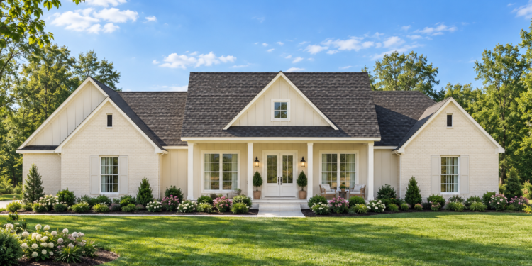 1,991 Sq. Ft. Modern Farmhouse Plan with 3 Bedrooms and 2.5 Bathrooms