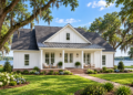 542,070 Sq. Ft. Modern Farmhouse Plan with 4 Bedrooms and 3 Bathrooms