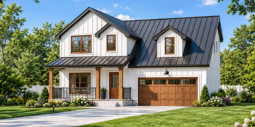 1,297 Sq. Ft. Country Plan with 3 Bedrooms, 2.5 Bathrooms, and 2-Car Garage