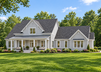 2,498 Sq. Ft. Modern Farmhouse Plan with 3–4 Bedrooms and 2.5 Bathrooms