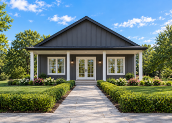 1,500 Sq. Ft. Country Plan with 3 Bedrooms and 2 Bathrooms