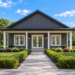 1,500 Sq. Ft. Country Plan with 3 Bedrooms and 2 Bathrooms