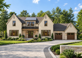 3,360 Sq. Ft. Modern Transitional Plan with 4–6 Bedrooms and 3.5 Bathrooms