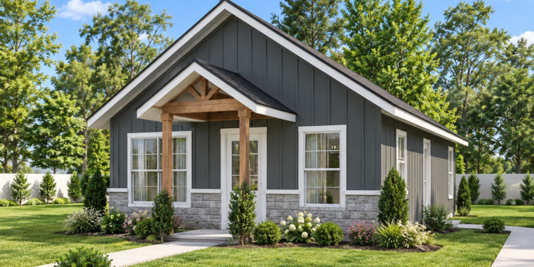 963 Sq. Ft. Craftsman Plan with 2 Bedrooms and 2 Bathrooms
