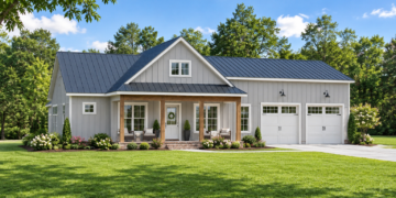 996 Sq. Ft. Barndominium Plan with 2 Bedrooms, 2 Bathrooms, and 2-Car Garage