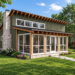 800 Sq. Ft. Contemporary Plan with 1 Bedroom and 1 Bathroom
