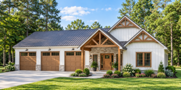 1,476 Sq. Ft. Barndominium Plan with 2 Bedrooms and 2.5 Bathrooms