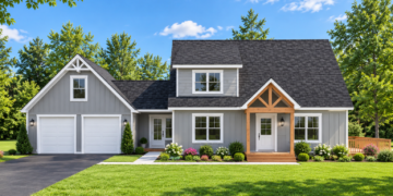 2,106 Sq. Ft. Modern Farmhouse Plan with 3 Bedrooms and 2.5 Bathrooms