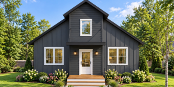1,102 Sq. Ft. Modern Cottage Plan with 2 Bedrooms and Loft
