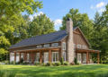 1,800 Sq. Ft. Barndominium Plan with 3 Bedrooms and 2 Bathrooms