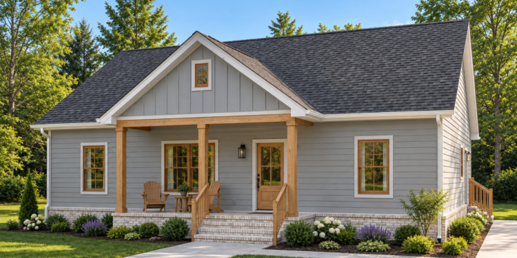 1,334 Sq. Ft. Country Plan with 3 Bedrooms and 2 Bathrooms