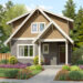 1598 Sq Ft Cottage House Plan with 3 Bedrooms and 2 Bathrooms
