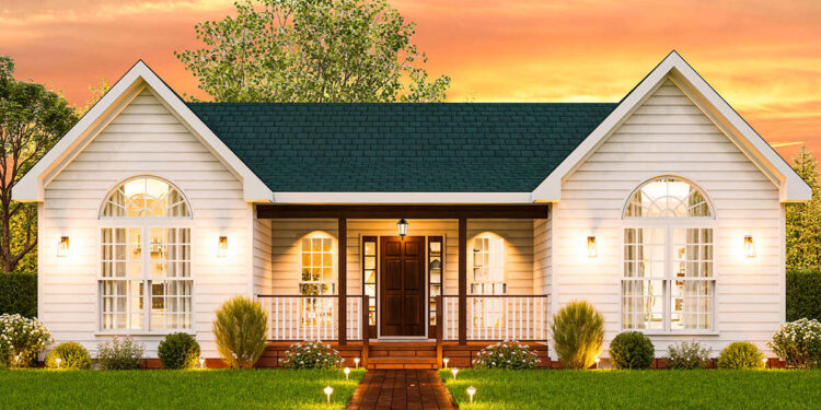 1316 Sq Ft Country House Plan with 3 Bedrooms and 2 Bathrooms