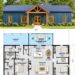 1890 Sq Ft Modern Farmhouse Plan with 3 Bedrooms, 2 Bathrooms, and a Screened Porch