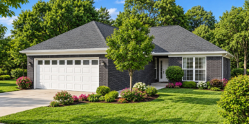 989 Sq Ft Traditional House Plan with 2 Bedrooms, 1 Bathroom, and a 2-Car Garage