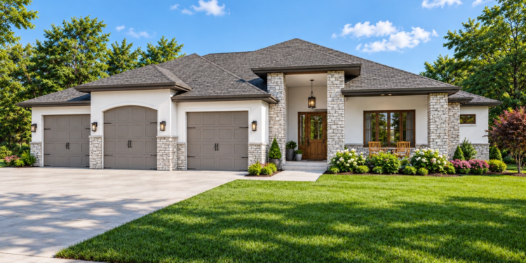 3481 Sq Ft Contemporary House Plan with 4 Bedrooms, 4 Bathrooms, and a 3-Car Garage