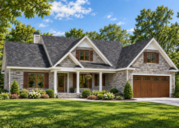 1720 Sq Ft Craftsman House Plan with 3 Bedrooms, 2 Bathrooms, and an Optional Bonus Room