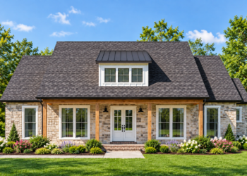 1,872 Sq. Ft. Modern Farmhouse Plan with 3 Bedrooms and 2.5 Bathrooms