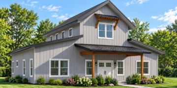 1993 Sq Ft Barndominium House Plan with 3 Bedrooms, 2.5 Bathrooms, and a Spacious Loft