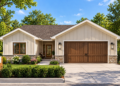 1686 Sq Ft Modern Farmhouse Plan with 3 Bedrooms and 2 Bathrooms