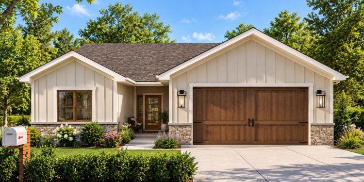 1686 Sq Ft Modern Farmhouse Plan with 3 Bedrooms and 2 Bathrooms
