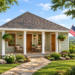 774 Sq. Ft. Cottage Plan with 2 Bedrooms and 1 Bathroom