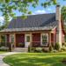 600 Sq. Ft. Modern Farmhouse Plan with 1 Bedroom and 1 Bathroom