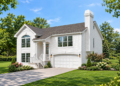 1340 Sq Ft Traditional House Plan with 3 Bedrooms, 2 Bathrooms, and a Drive-Under 2-Car Garage