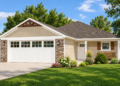 1481 Sq Ft Ranch House Plan with 3 Bedrooms, 2 Bathrooms, and a 2-Car Garage