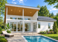 776 Sq Ft Contemporary House Plan with 2 Bedrooms, 1 Bathroom, and an Open Floor Plan