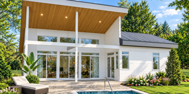 776 Sq Ft Contemporary House Plan with 2 Bedrooms, 1 Bathroom, and an Open Floor Plan