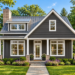 680-Square-Foot Cottage House Plan with 1 Bedroom, 1 Bathroom, and a Vaulted Great Room