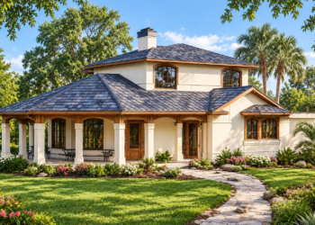 1575 Sq Ft Mediterranean House Plan with 2 Bedrooms and 2 Bathrooms