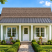 1118 Sq Ft Cottage House Plan with 3 Bedrooms, 2 Bathrooms, and Front and Rear Porches