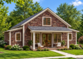 1049 Sq Ft Cottage House Plan with 2 Bedrooms and 2 Bathrooms