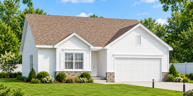 1603 Sq Ft Traditional House Plan with 3 Bedrooms, 2 Bathrooms, and a 2-Car Garage