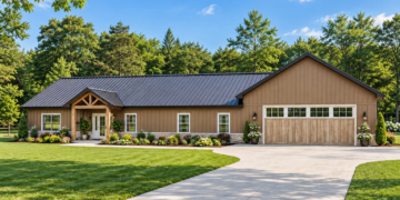 2,221 Sq. Ft. Barndominium Plan with 3 Bedrooms and 2 Bathrooms