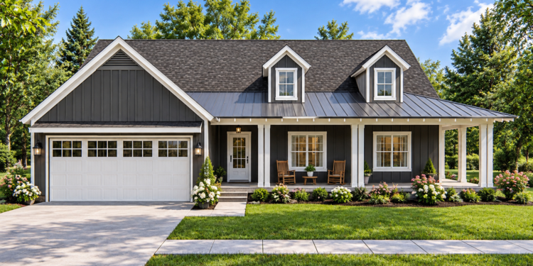 1895 Sq Ft Farmhouse Plan with 3 Bedrooms, 2 Bathrooms, and a 2-Car Garage