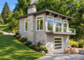 609-Square-Foot One-Bedroom Vacation Getaway House Plan with 1 Bathroom
