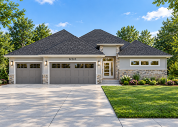 3613 Sq Ft Contemporary House Plan with 4 Bedrooms, 3 Bathrooms, and a 3-Car Garage