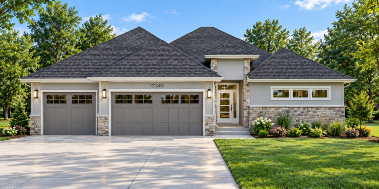 3613 Sq Ft Contemporary House Plan with 4 Bedrooms, 3 Bathrooms, and a 3-Car Garage