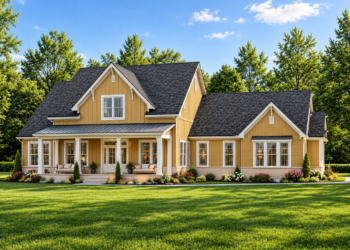 2498 Sq Ft Modern Farmhouse Plan with 3–4 Bedrooms, 2.5 Bathrooms, and a 2–3 Car Garage