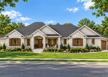 3,580 Sq. Ft. Craftsman Plan with 4–5 Bedrooms and 3 Bathrooms