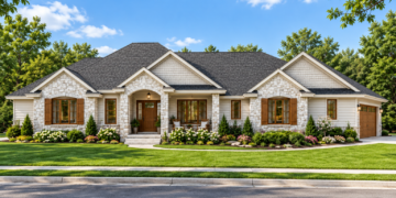 3,580 Sq. Ft. Craftsman Plan with 4–5 Bedrooms and 3 Bathrooms